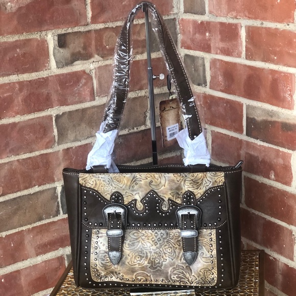 Montana West Handbags - Montana West Buckle Collection Tote